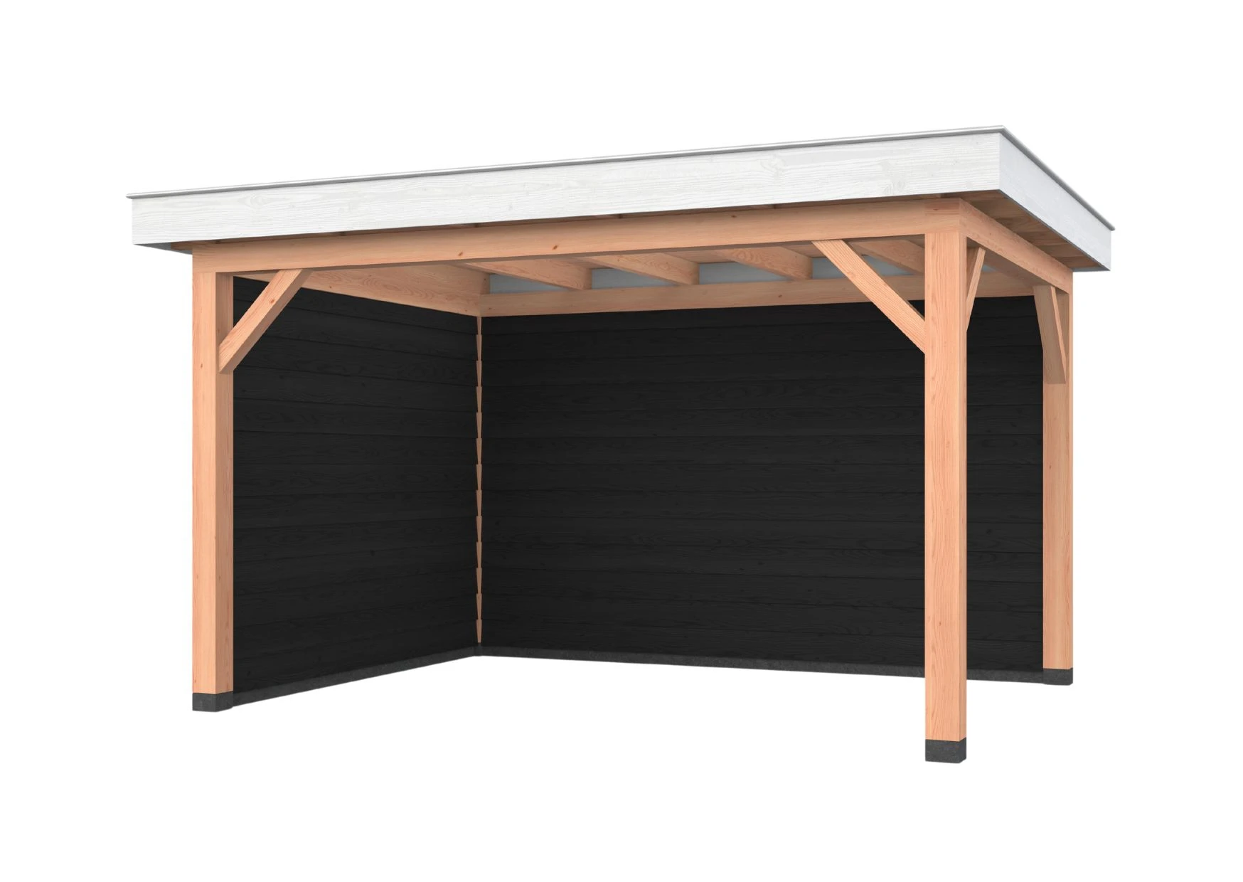 Douglas overkapping, 400 x 300, met achterwand en zijwand, Westwood Holland - Afbeelding 2